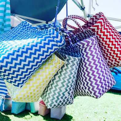Zig Zag Short Handle Shopper