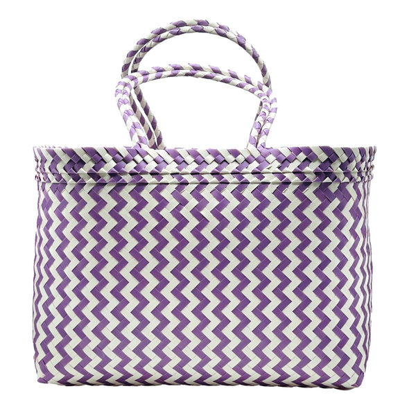 PURPLE Zig Zag Boat Bags XLarge