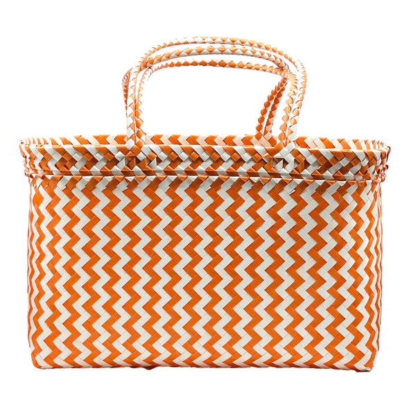 ORANGE Zig Zag Boat Bags XLarge