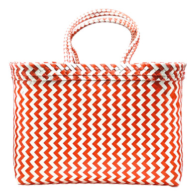 RED Zig Zag Boat Bags XLarge