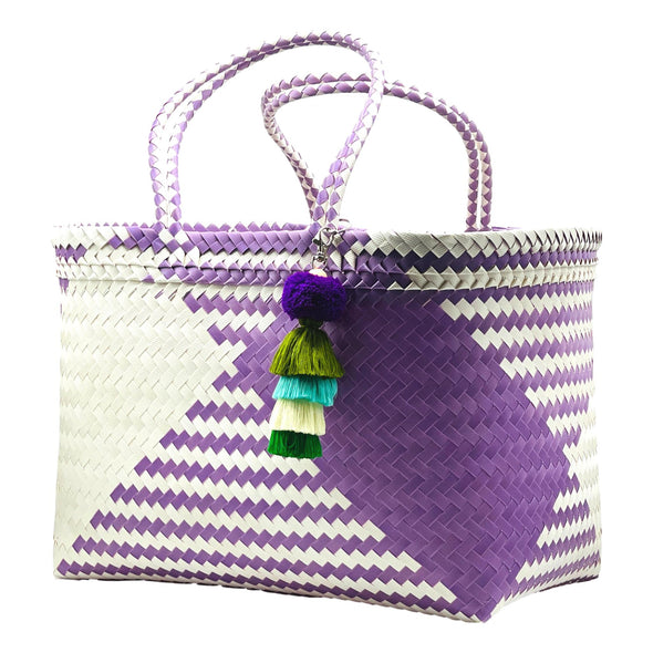 PURPLE Criss-Cross Boat Bags XLarge