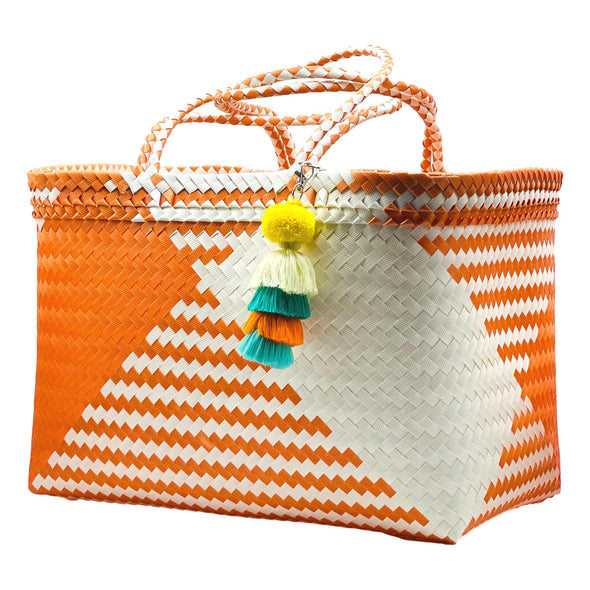 ORANGE Criss-Cross Boat Bags XLarge