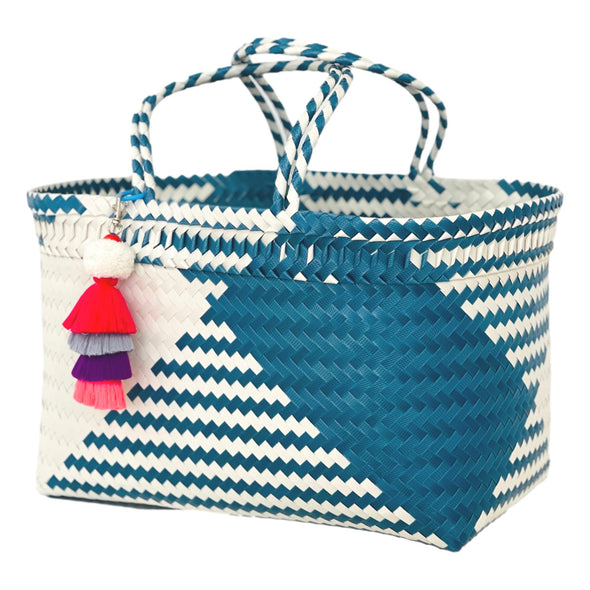 BLUE Criss-Cross Boat Bags XLarge