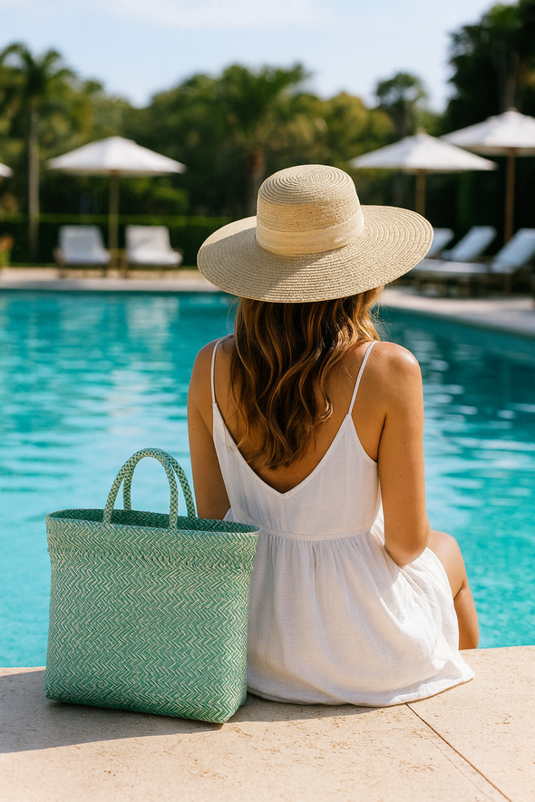 Herringbone Shopper