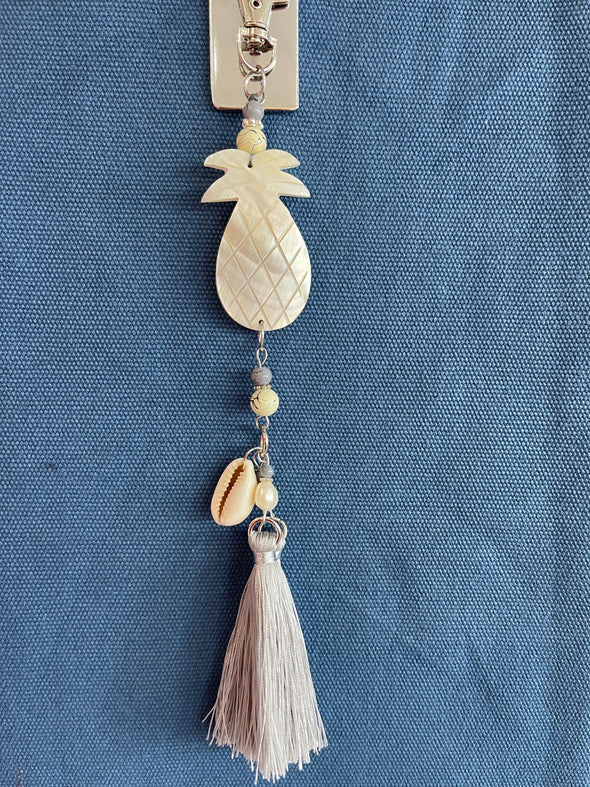 SILVER Shell Bag Tassels