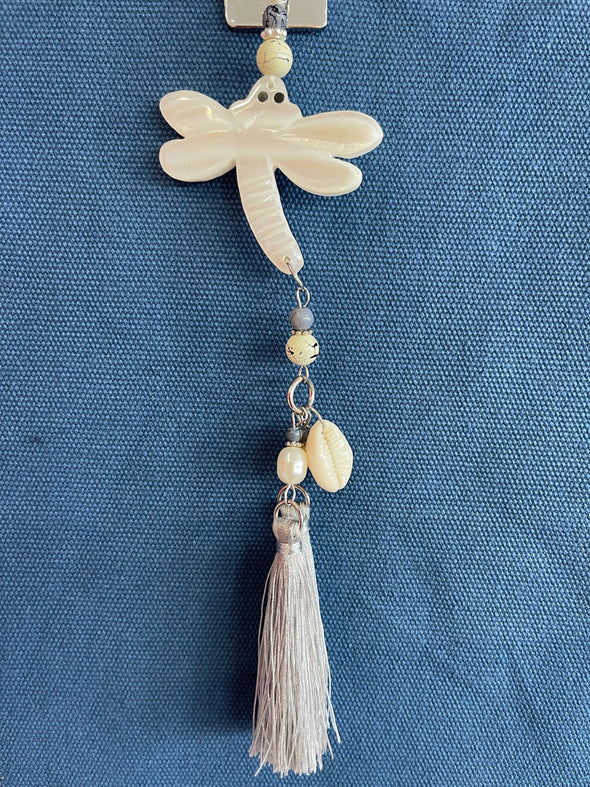 SILVER Shell Bag Tassels