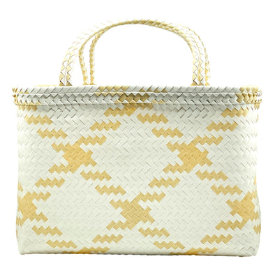Camel & White Boat Bags XLarge - Limited Edition