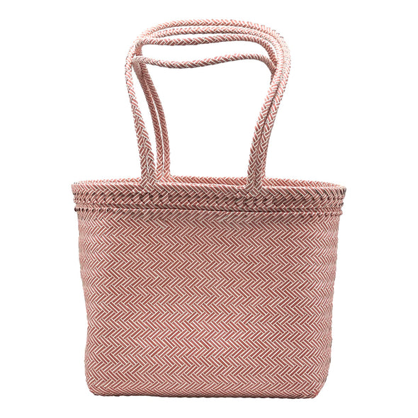 CORAL Herringbone Long Handle Shopper